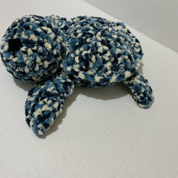 Sea Turtle Handmade Crocheted Soft Plush Stuffed Turtle - Picture 2 of 15